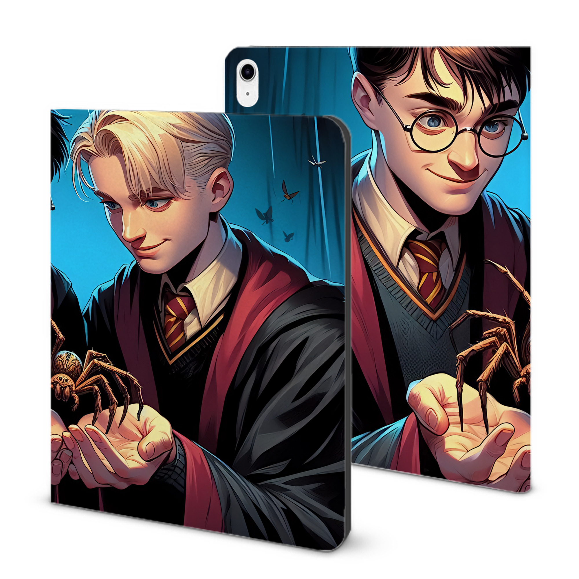 （画像用） Harry Potter ハリー・ポッターシリーズ IPad ケース ブック型 PUレザー TPU 耐衝撃 軽量 薄型 ペン収納なし 全面保護 IPad 各モデル対応